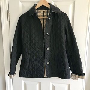Burberry Brit Women’s diamond quilted jacket Sz XS